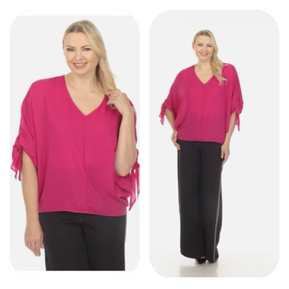 Joseph Ribkoff Batwing Sleeve Top